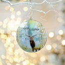 Melrose Deer Disc Ornament (Set of 6)