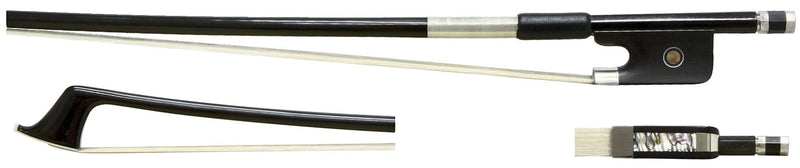 Gewa Carbon 4/4 Viola Bow Full-Lined Nickel Ebony Frog – A71A50