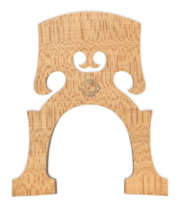 Aubert 4/4 100mm Medium Heart Belgian Cello Bridge – Luxe No 18 – BR1318-100B
