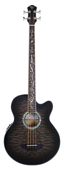 Michael Kelly Dragonfly 4 Acoustic-Electric Bass Guitar - Smoke Burst