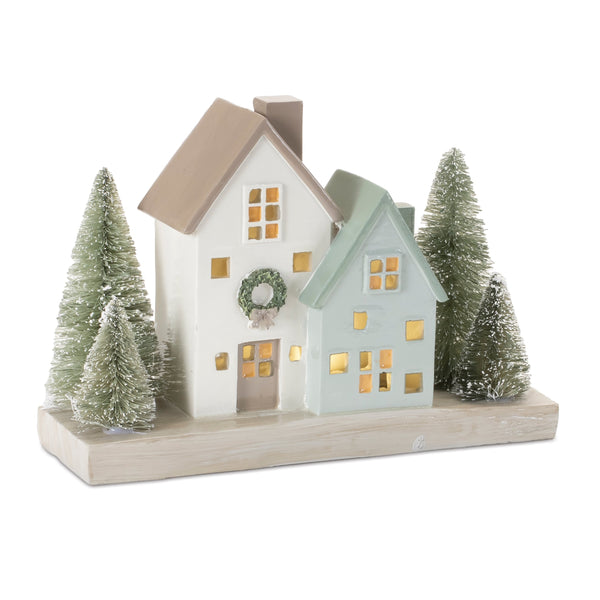Melrose LED Winter Village 8"L