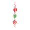 Melrose Striped Glass Mini Drop Ornaments – Set of 6