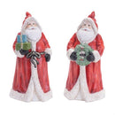 Melrose Hooded Terracotta Santa Figurine (Set of 2)