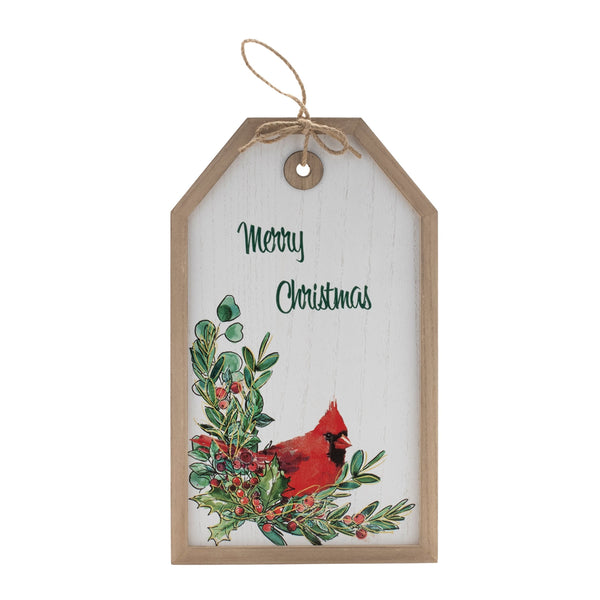Melrose Merry Christmas Cardinal Tag