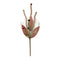 Melrose Glittered Pine and Sleigh Bell Spray (Set of 6)