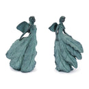 Melrose Fairy (Set of 2) 19"H Resin Gray & Blue