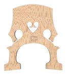 Aubert No. 16 Mirecourt French 4/4 Low Heart Cello Bridge 94 mm