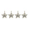 Melrose Mosaic Metal Star Ornament (Set of 4)