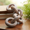 Melrose Sandstone Chain Link Decor 11"L
