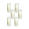 Melrose LED Dripping Wax Pillar Candles (Set of 6)