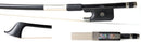 GEWA Carbon French 3/4 Size Bass Bow - Ebony Frog - A71BF50B