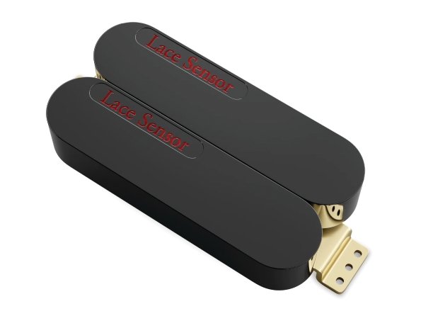 Lace Sensor Dually Bridge Position Humbucker Pickup - Black/Red