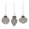 Melrose Grey Mercury Glass Ornament (Set of 6)