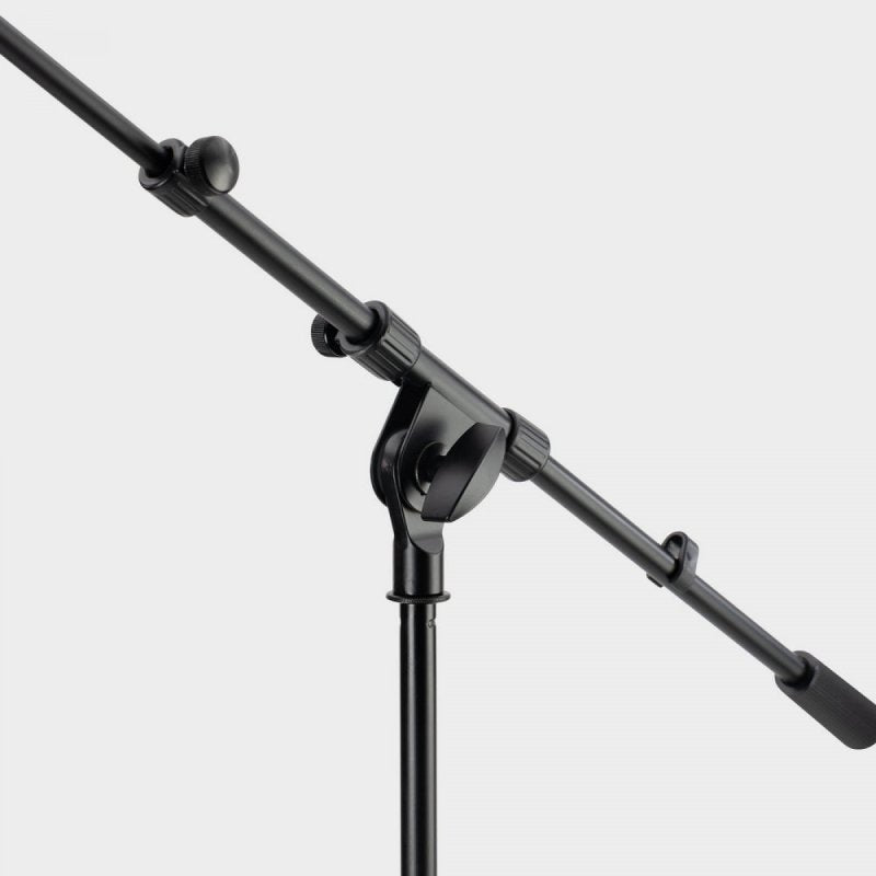 On-Stage MS9701TB+ Heavy-Duty Tele-Boom Microphone Stand - Black