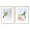 Melrose Framed Hummingbird Print Wall Decor, Wood