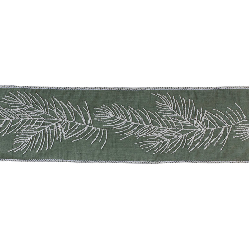 Melrose Pine Branch Ribbon 4" x 5 yds.
