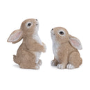 Melrose Woodland Bunny Figurine (Set of 4) Multicolor Decor Home Accent