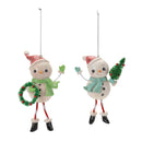 Melrose Nostalgic Snowman Ornament (Set of 12)