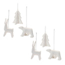 Melrose Modern Ceramic Animal Ornaments (Set of 6)