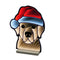 Melrose Holiday Dog Ekkolight 16.5"H