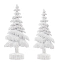 Melrose White Washed Pine Tree (Set of 2)
