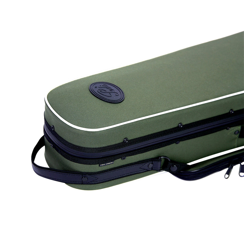Pedi NiteFlash Superlite Violin Case 4/4 Green w/ Steel-Shield & Water-Resistant