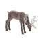Melrose Velvet Holiday Deer Figurine (Set of 2)