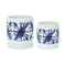 Melrose Tie-Dye Print Ceramic Pot Set of 2 Planter, Tie-Dye, Ceramic