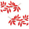 Melrose Fabric Leaf Garland (Set of 2)