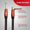 Monster Prolink 12' Acoustic Straight/Right Angle Instrument Cable New Open Box