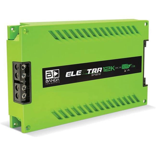 Banda ELEC12K1OHMGREEN 12000 Watt 1-Ohm Car Amplifier - Green