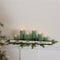 Melrose Rustic Birch Log Bundle with Snowy Accents (Set of 12)