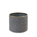 Melrose Ornate Geometric Metal Planter Set of 4 Planter
