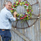 Melrose Mixed Floral Wreath 24"D