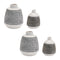 Melrose Bubbled Ceramic Bud Vase (Set of 4)