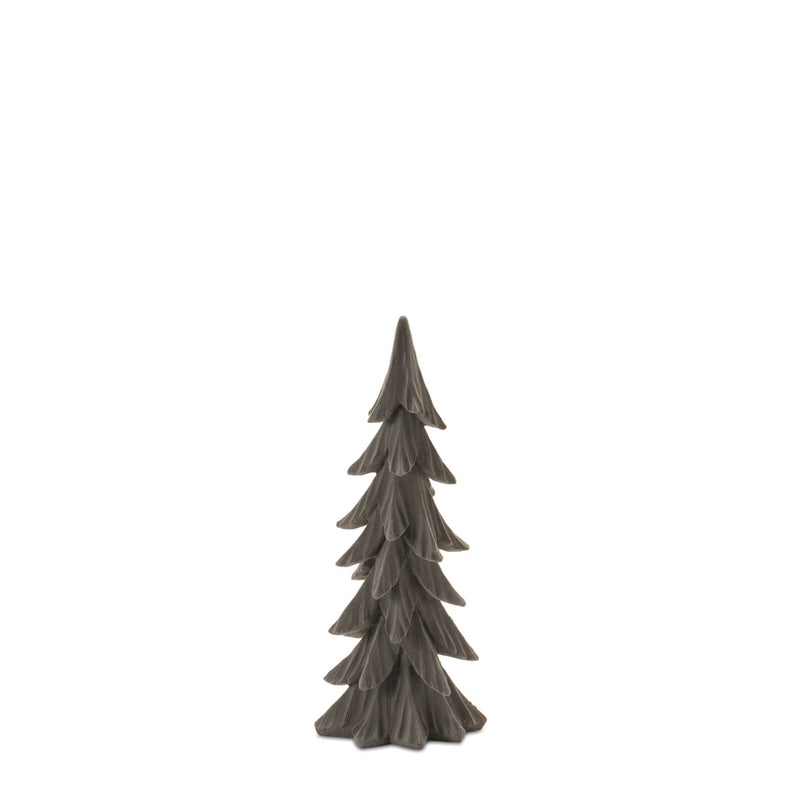 Melrose Velvet Pine Tree (Set of 3)