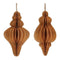 Pleated Paper Holiday Ornament (Set of 24)