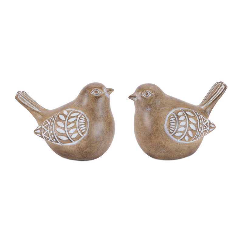 Melrose Resin Bird Figurines (Set of 2)