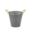 Melrose Metal Aztec Pail Planter Set of 3 Planter