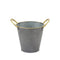 Melrose Metal Aztec Pail Planter Set of 3 Planter