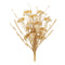 Melrose Beige Floral Grass Bush (Set of 2)