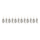 Melrose Glass Mitten and Stocking Ornament (Set of 12)