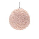 Melrose Furry Ball Ornament (Set of 4)