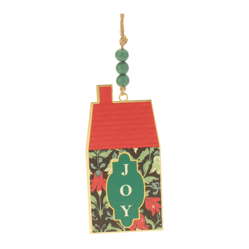 Melrose Holiday House Ornament (Set of 4) 6"H