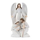 Melrose Holy Family with Angel Statue 16"H