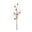 Melrose Sleigh Bell Twig Spray (Set of 6)