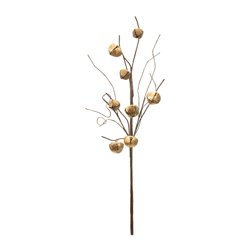 Melrose Sleigh Bell Twig Spray (Set of 6)