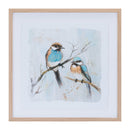 Melrose Framed Bird Couple Wall Print, Plastic