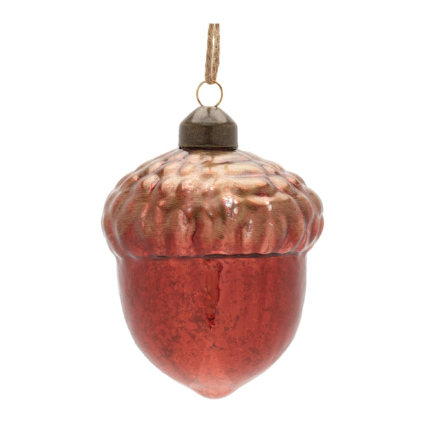 Melrose Mercury Glass Acorn Ornament (Set of 6)