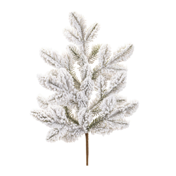 Melrose Flocked Pine Spray (Set of 6)